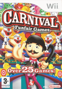 New Carnival Funfair Games PAL Wii PAL box art
